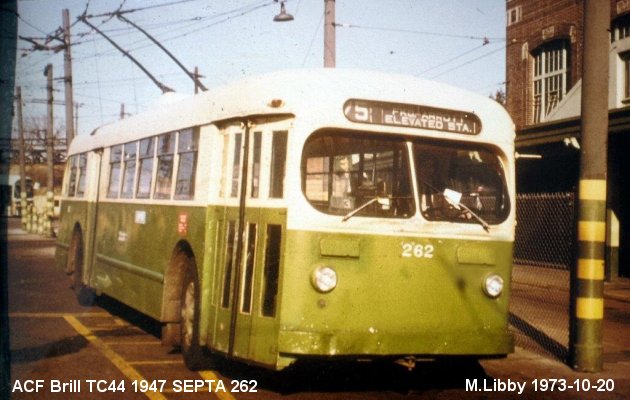 BUS/AUTOBUS: A.C.F./Brill TC44 1948 SEPTA