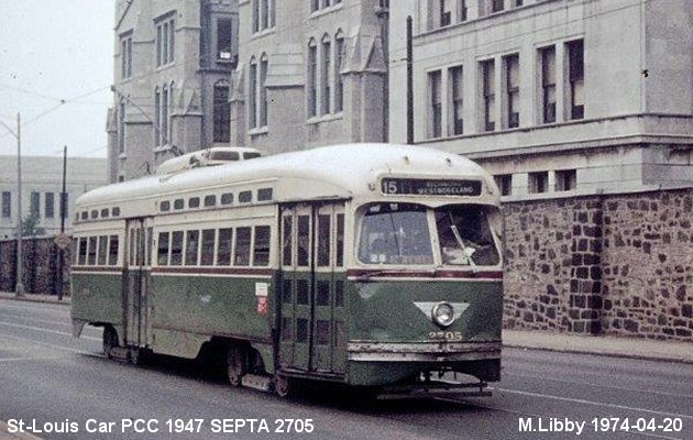 BUS/AUTOBUS: ST-Louis Car PCC 1947 SEPTA