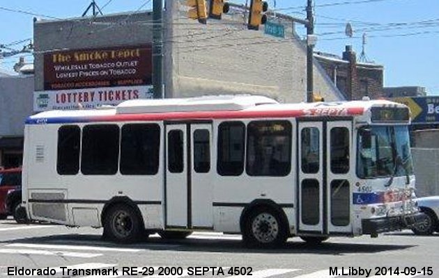 BUS/AUTOBUS: Eldorado Transmark RE29 2009 SEPTA