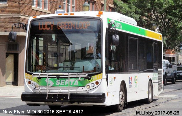 BUS/AUTOBUS: New Flyer MD30 2016 SEPTA