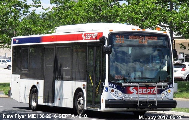 BUS/AUTOBUS: New Flyer MD30 2016 SEPTA