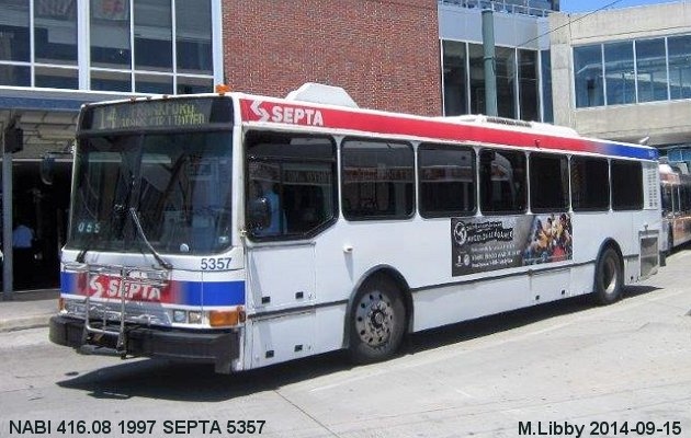 BUS/AUTOBUS: NABI 416.08 1997 SEPTA