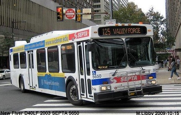 BUS/AUTOBUS: New Flyer D40LF 2003 SEPTA