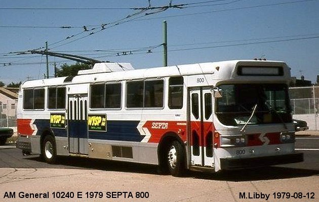 BUS/AUTOBUS: AM General 10240 E 1979 SEPTA