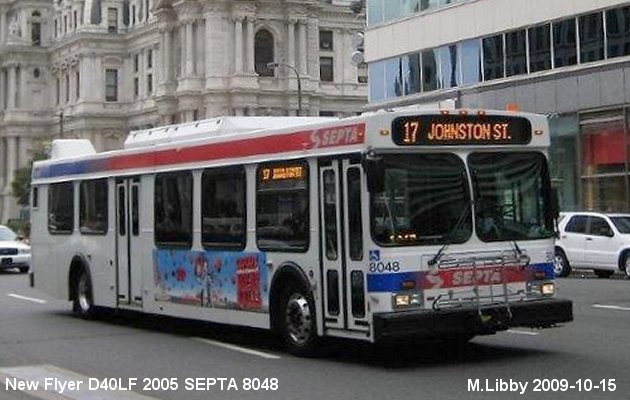 BUS/AUTOBUS: New Flyer D40LF 2005 SEPTA