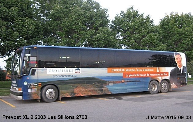 BUS/AUTOBUS: Prevost XL-2 2003 Des Sillons