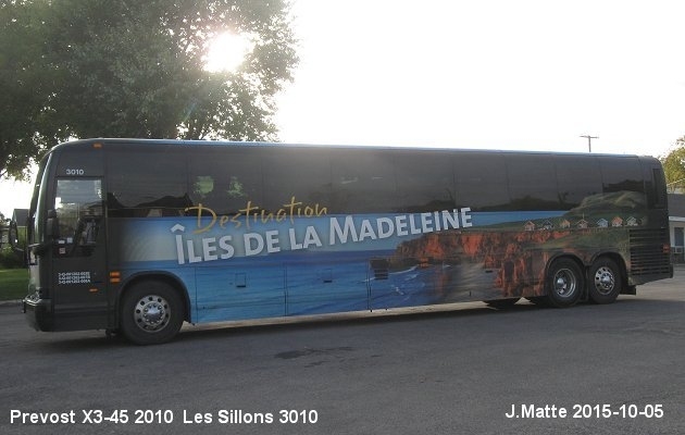 BUS/AUTOBUS: Prevost X3-45 2010 Des Sillons