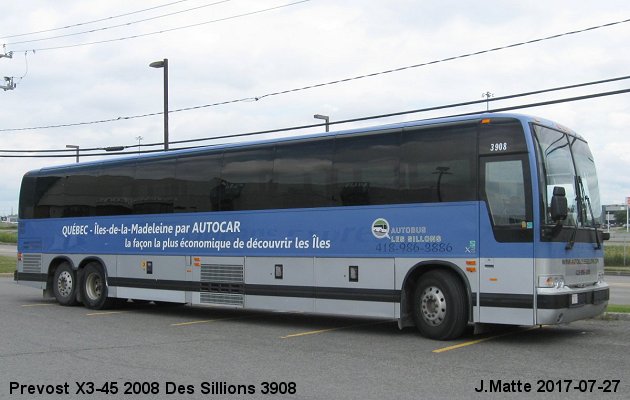 BUS/AUTOBUS: Prevost X3-45 2008 Des Sillons