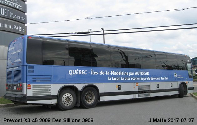 BUS/AUTOBUS: Prevost X3-45 2008 Des Sillons