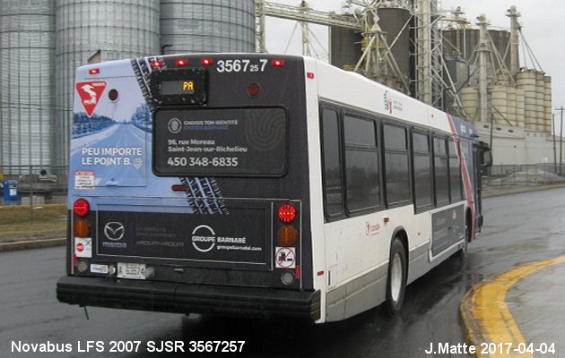 BUS/AUTOBUS: Novabus LFS 2007 SJSR