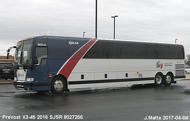 BUS/AUTOBUS: Prevost X3-45 2016 SJSR