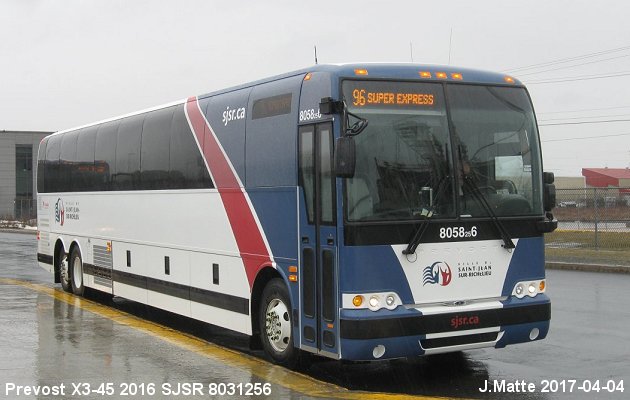 BUS/AUTOBUS: Prevost X3-45 2016 SJSR