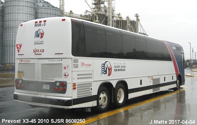 BUS/AUTOBUS: Prevost X3-45 2010 SJSR