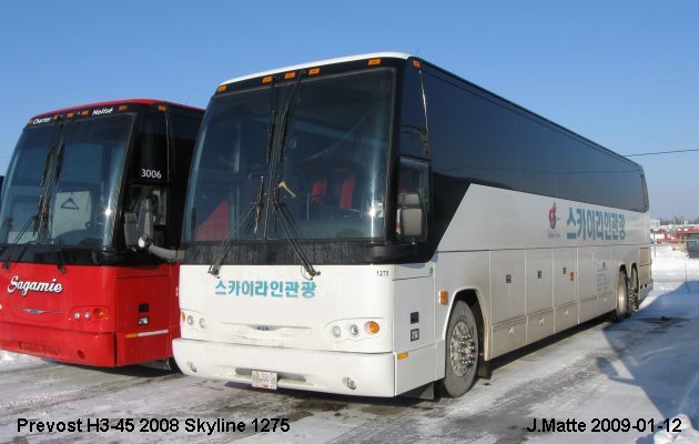 BUS/AUTOBUS: Prevost H3-45 2008 Skyline