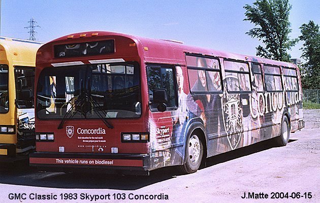 BUS/AUTOBUS: GMC Classic 1983 Skyport