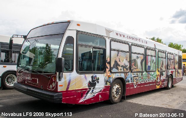 BUS/AUTOBUS: Novabus LFS 2008 Skyport