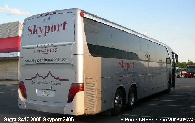 BUS/AUTOBUS: Prevost H3-45 2005 Skyport