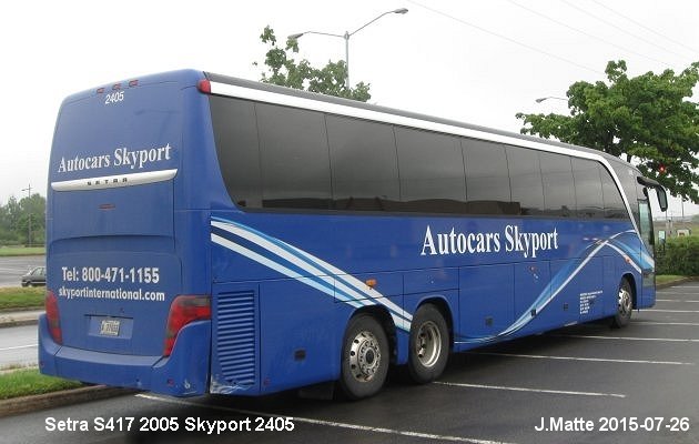 BUS/AUTOBUS: Prevost H3-45 2005 Skyport