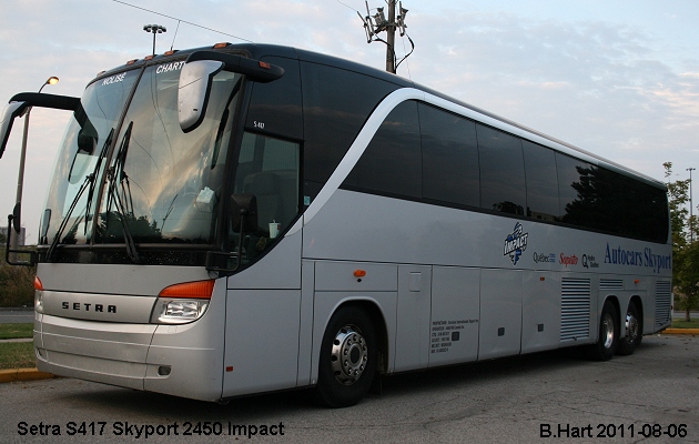 BUS/AUTOBUS: Setra S417 2009 Skyport