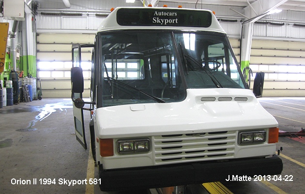 BUS/AUTOBUS: Orion II 1994 Skyport