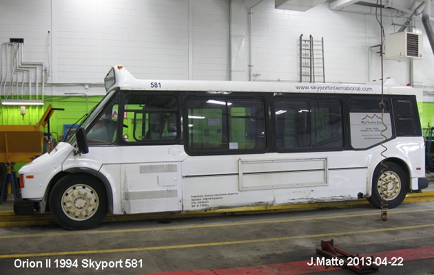 BUS/AUTOBUS: Orion II 1994 Skyport