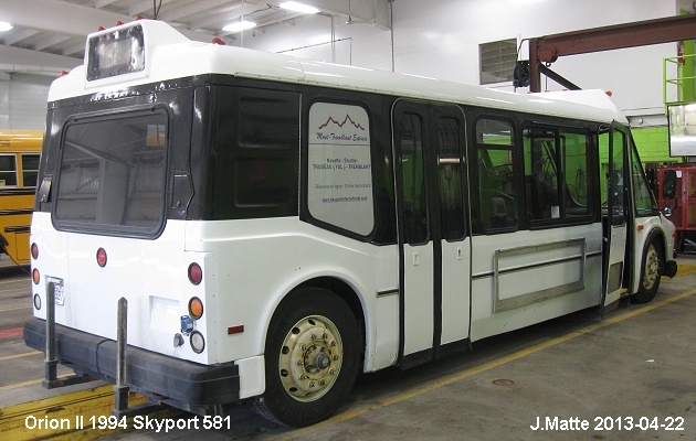 BUS/AUTOBUS: Orion II 1994 Skyport