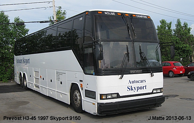 BUS/AUTOBUS: Prevost H3-45 1997 Skyport