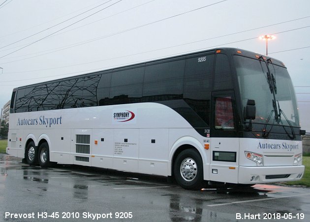 BUS/AUTOBUS: Prevost H3-45 2010 Skyport