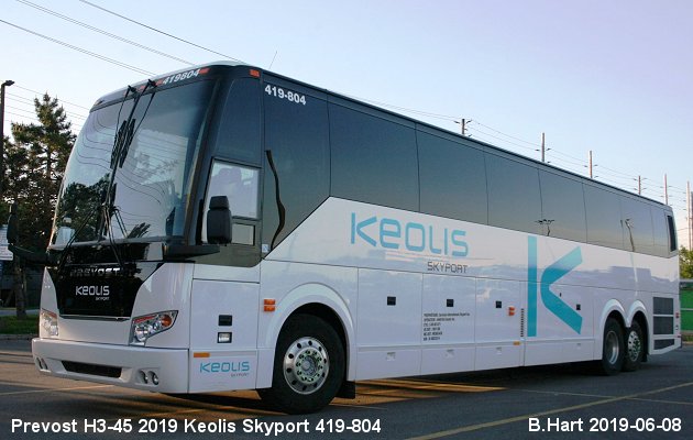 BUS/AUTOBUS: Prevost H3-45 2019 Keolis Skyport