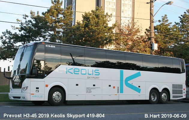 BUS/AUTOBUS: Prevost H3-45 2019 Keolis Skyport