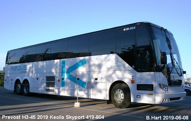 BUS/AUTOBUS: Prevost H3-45 2019 Keolis Skyport