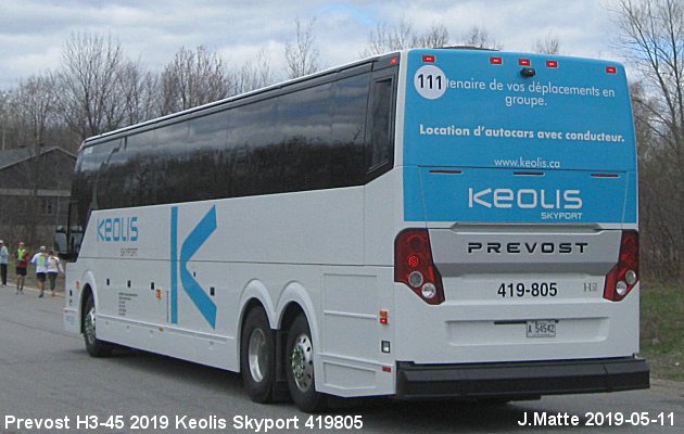 BUS/AUTOBUS: Prevost H3-45 2019 Keolis Skyport