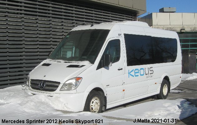 BUS/AUTOBUS: Mercedes Sprinter 2012 Keolis Skyport