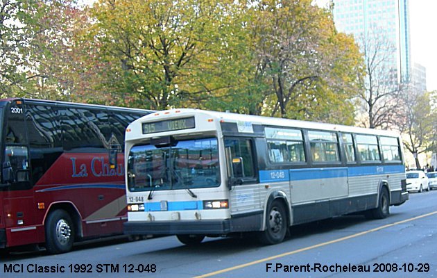 BUS/AUTOBUS: MCI Classic 1992 STMontreal