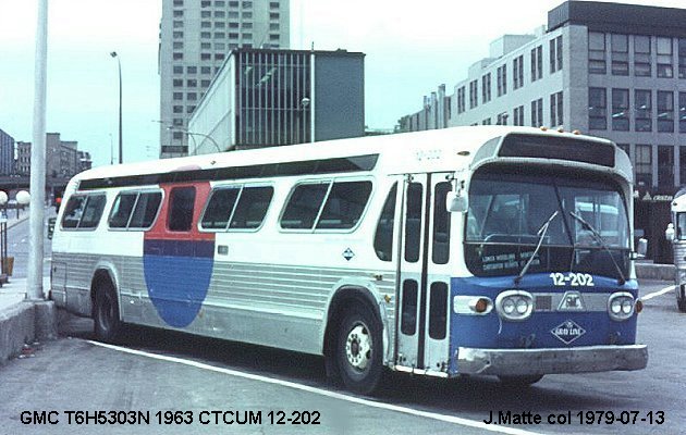 BUS/AUTOBUS: GMC New Look 1963 CTCUM