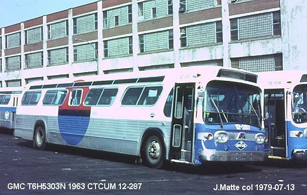 BUS/AUTOBUS: GMC New Look 1963 CTCUM