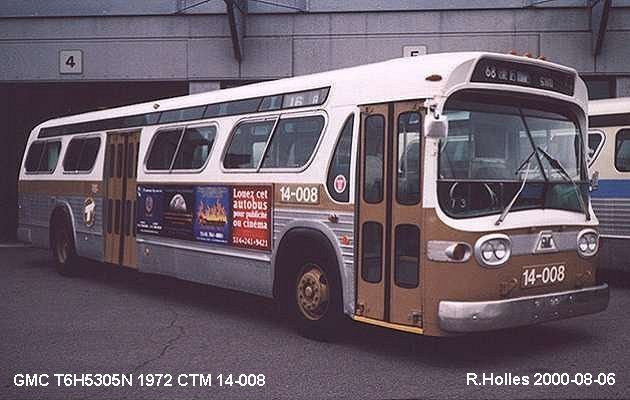 BUS/AUTOBUS: GMC T6H5305N 1972 Prive