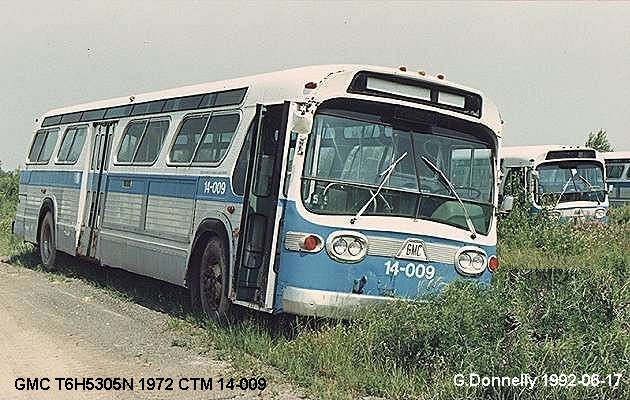 BUS/AUTOBUS: GMC New Look 1972 CTCUM