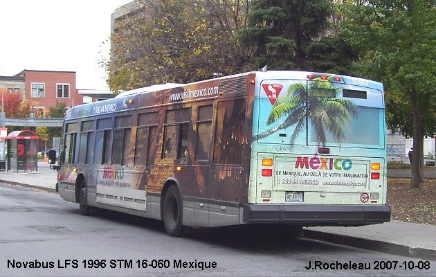 BUS/AUTOBUS: Novabus LFS 1996 STMontreal