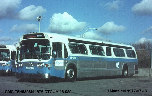 BUS/AUTOBUS: GMC New Look 1976 CTCUM