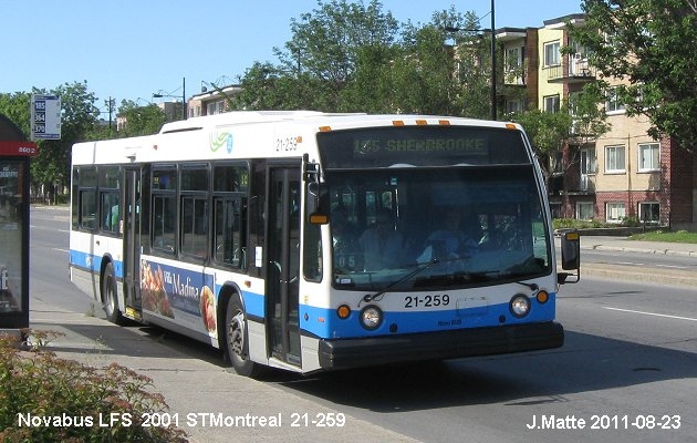 BUS/AUTOBUS: Novabus LFS 2001 STMontreal