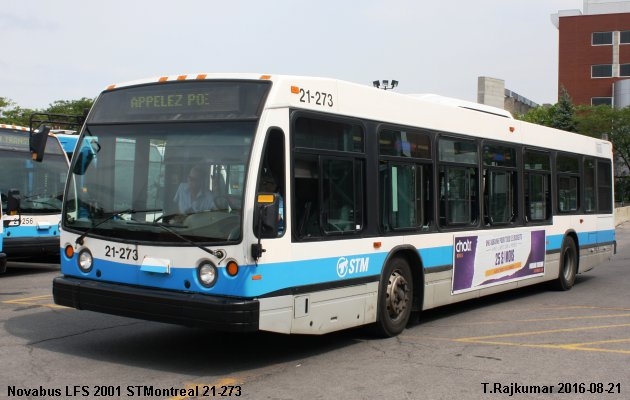 BUS/AUTOBUS: Novabus LFS 2001 STMontreal