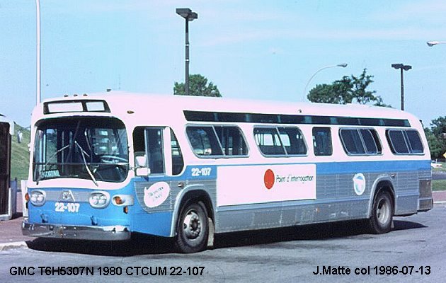 BUS/AUTOBUS: GMC New Look 1980 CTCUM