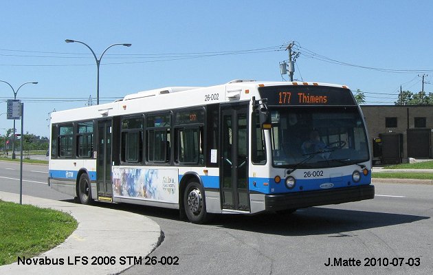 BUS/AUTOBUS: Novabus LFS 2006 STM