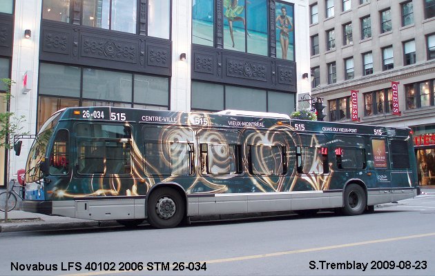 BUS/AUTOBUS: Novabus LFS 2006 STMontreal