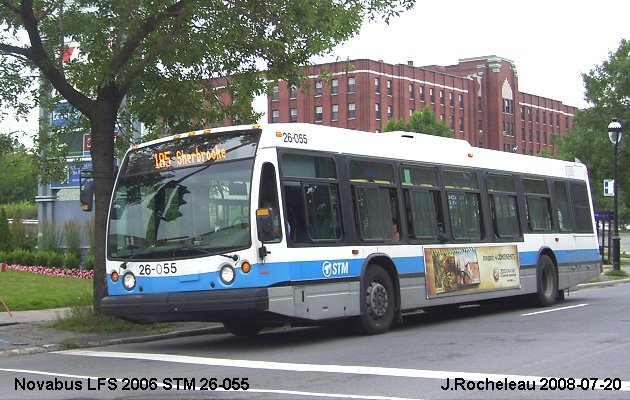 BUS/AUTOBUS: Novabus LFS 2006 STMontreal