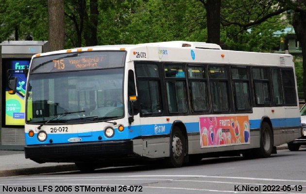 BUS/AUTOBUS: Novabus LFS 2006 STMontréal