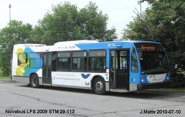 BUS/AUTOBUS: Novabus LFS 2009 STMontreal