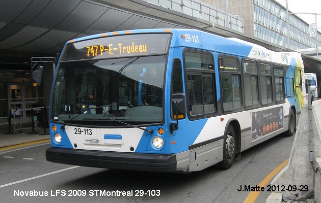 BUS/AUTOBUS: Novabus LFS 2009 STMontreal