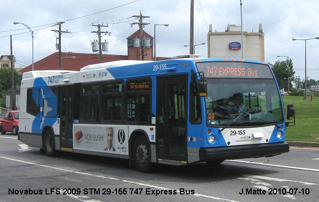 BUS/AUTOBUS: Novabus LFS 2009 STMontreal